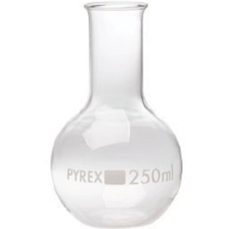 Ballons fond plat - Pyrex  100 mL