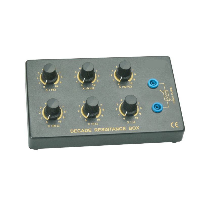 Boîte de résistances à 6 décades