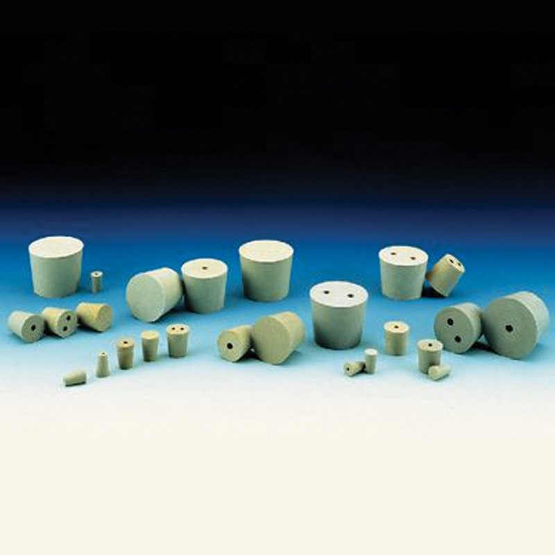 Bouchons en caoutchouc 2 trous N°12