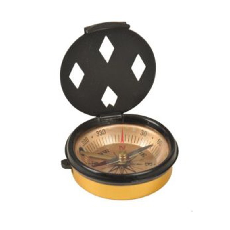 Boussole avec couvercle et cran d'arrêt