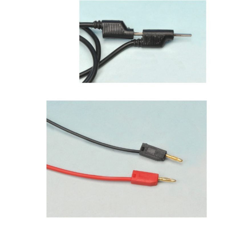 Cordons mâle-mâle 2mm à reprise arrière lot de 10