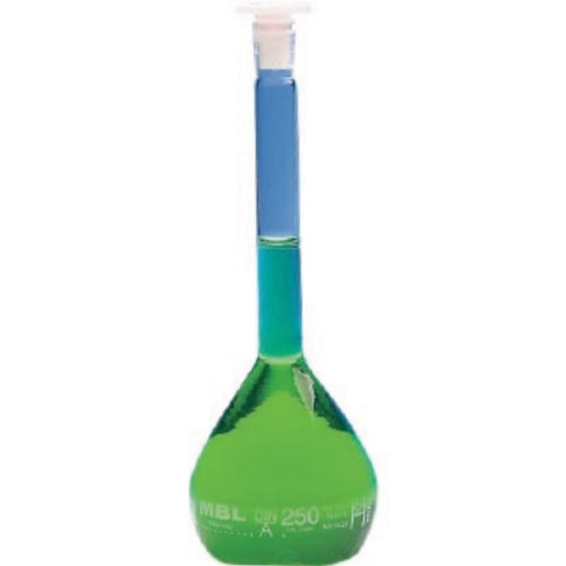 Fioles jaugées bouchées VB 100 mL