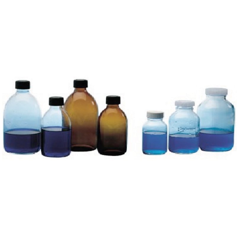 Flacons col droit large ouverture VO 500 ml