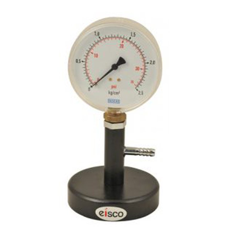 Manomètre à aiguille sur pied