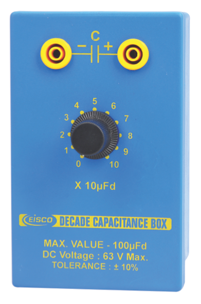 Monodécades de capacités (10-100 pF en étapes de 10 pF)