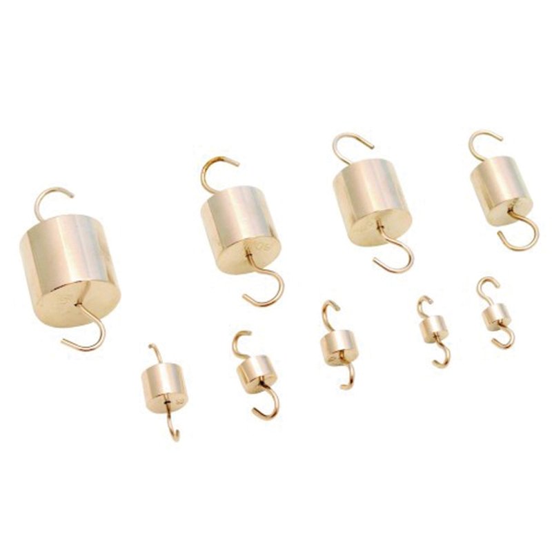 série de masses à crochet cylindriques