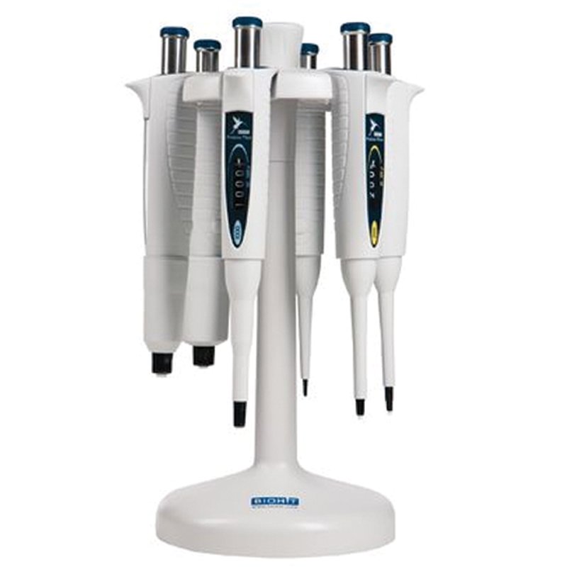 Support tournant (carroussel) pour 6 micropipettes