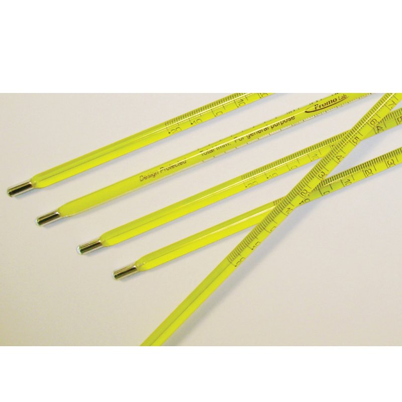 Thermomètres à Mercure De -10  à + 250 °C gradué au 1 °C