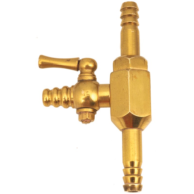 Trompe à eau en laiton avec robinet