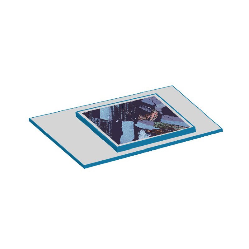 Lame mince de roche : Granite